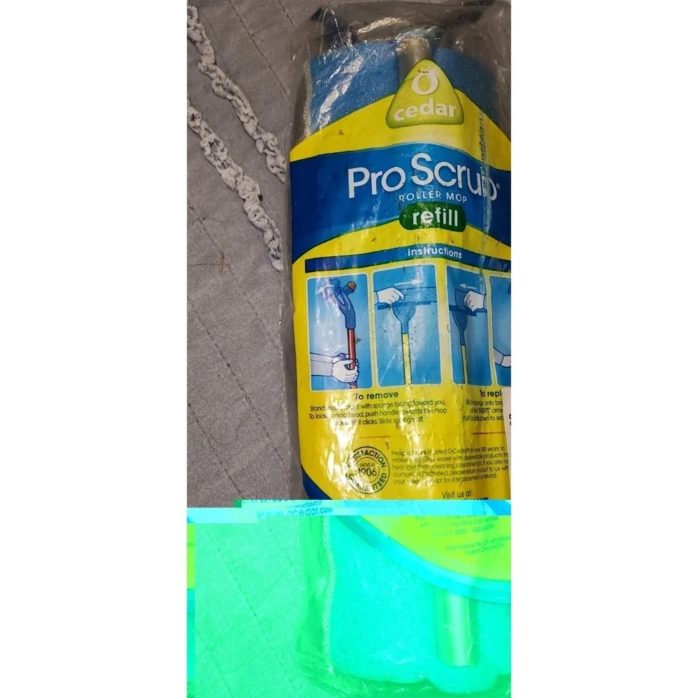 O Cedar Pro Scrub Roller Mop Refill 10